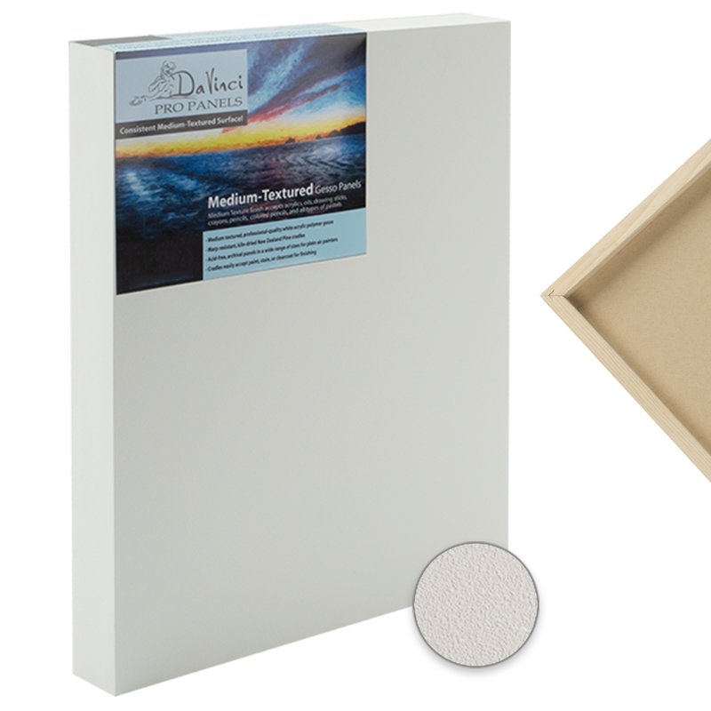 Birch Wood Painting Panels 12x12 Inch Art Support for Artists & DIY Crafts