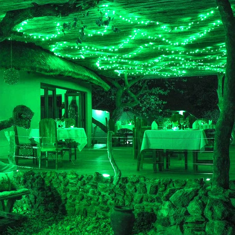 Outdoor Solar String Lights 75.5ft Waterproof 8 Modes Garden Patio Decor