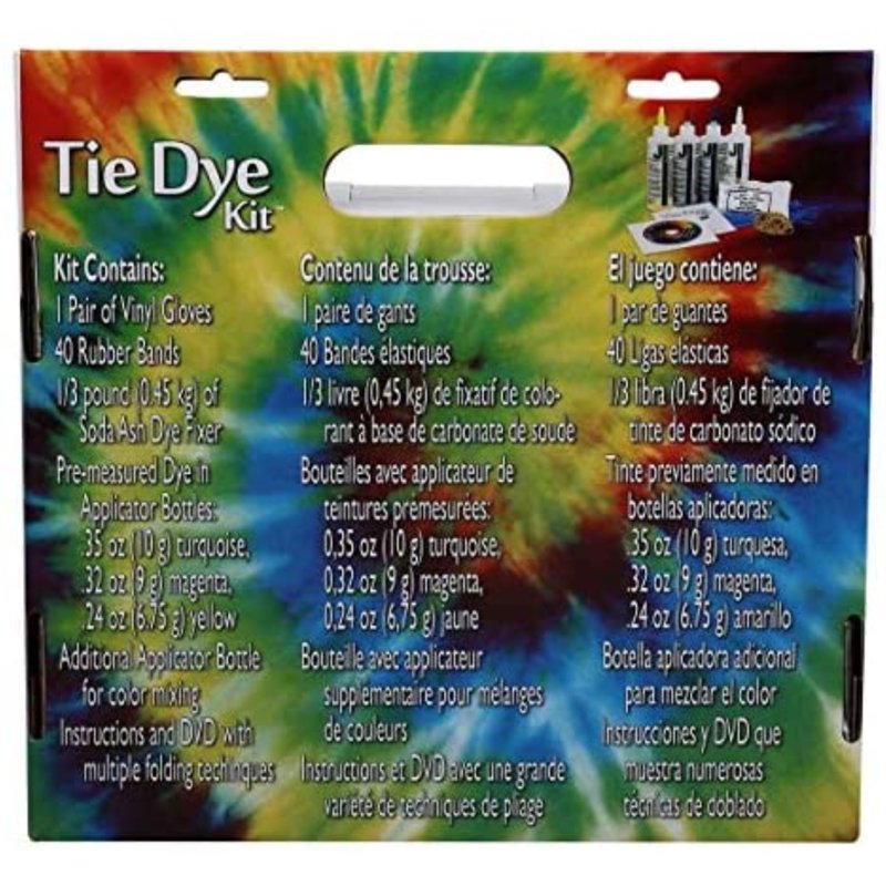 Tie Dye Kit for Fabric - Bright Colors, Complete Art & Craft Set