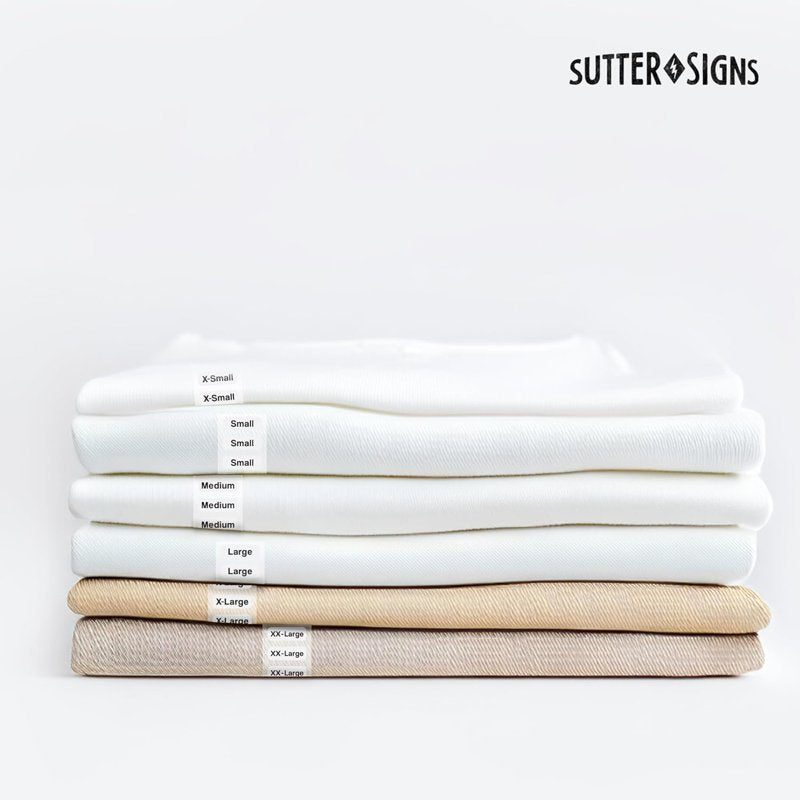1500pcs Clothing Size Labels Set - Clear Durable Sticker Labels for Shirts, Pants & Accessories