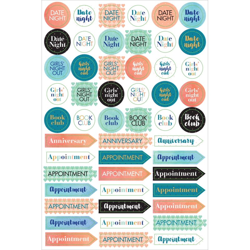 Mom's Planner Stickers Set of 575 - Printable Calendar & Journal Decor