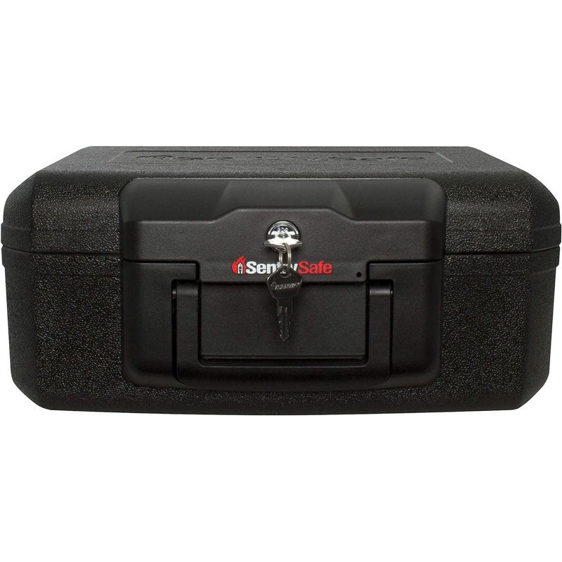 Lockable Security Chest 1200 for Home & Office - Black, 11 Inch