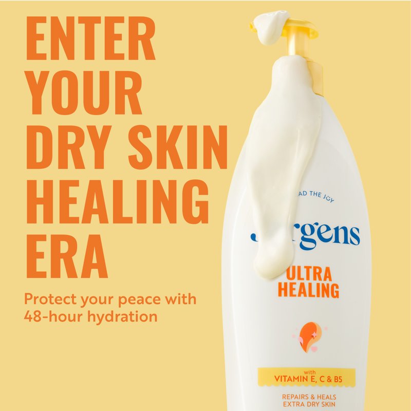 Jergens Ultra Healing Hand and Body Lotion - Dry Skin Moisturizer 22.6 fl oz