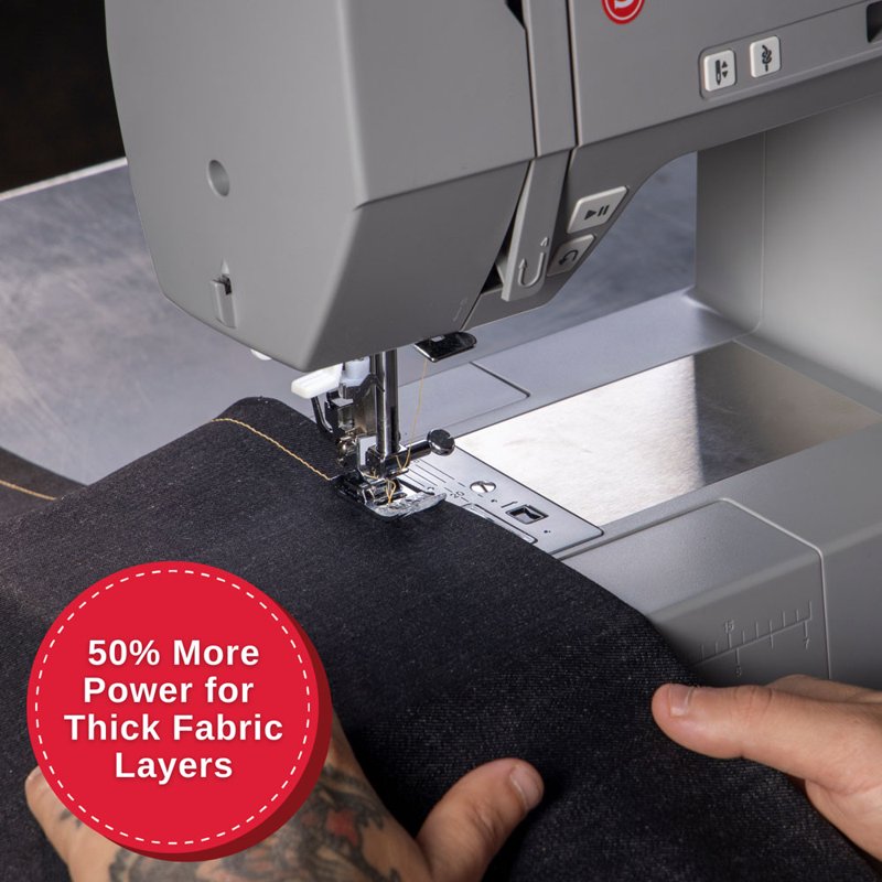 Heavy Duty Computerized Sewing Machine with 411 Stitches & Accessory Kit
