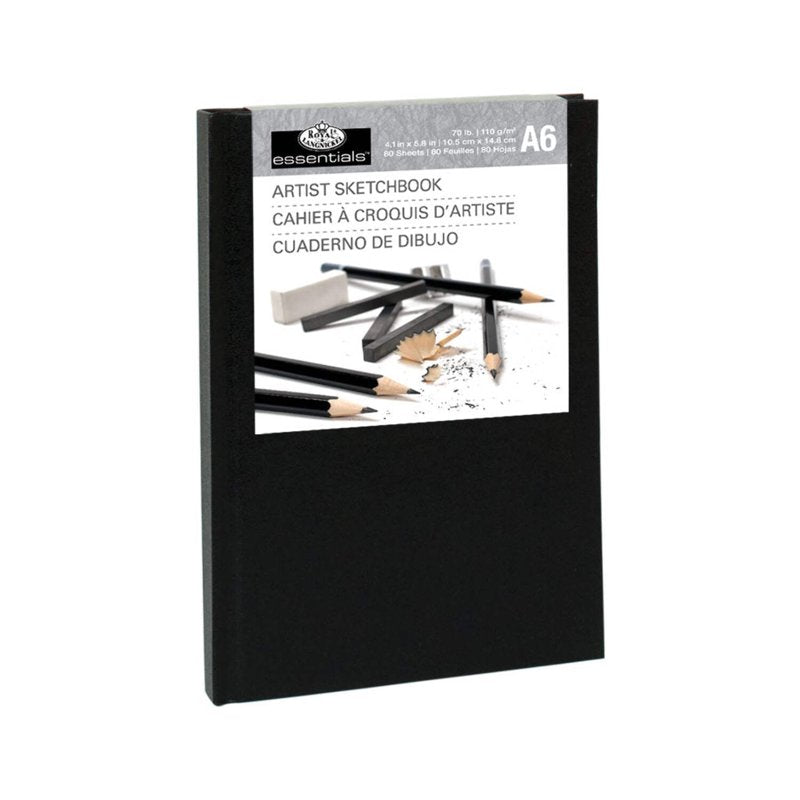 Artist Sketchbook Hardbound A3-A6 - Thick Paper, Durable Cover, Flat Lay Binding
