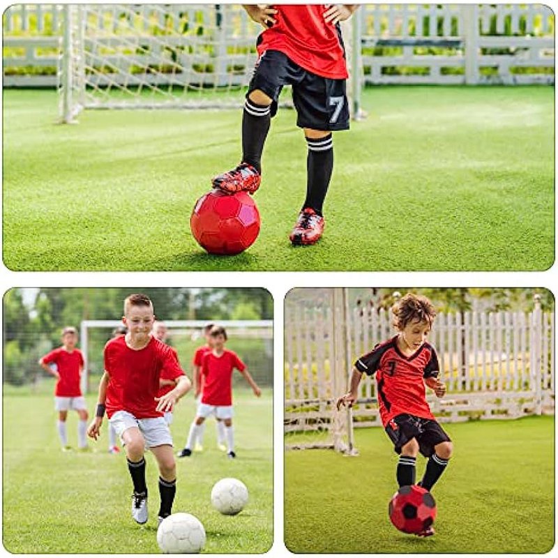 Kids Soccer Socks Pack for Ages 5-12 - Breathable, Cushioned Sports Socks