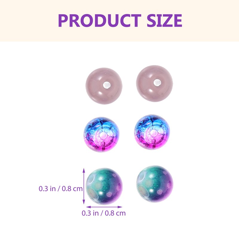 Beads for Jewelry Making 2 Bags of Glass Beads for Necklaces Earrings Bracelets