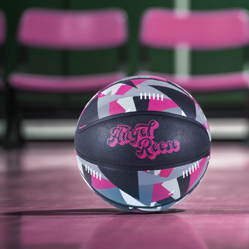 Outdoor Rubber Basketball 28.5 Inch for Youth & Teens - Colorful Street Style Design