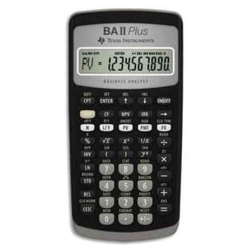 Financial Calculator BA II Plus Advanced Scientific & Business Math Tool