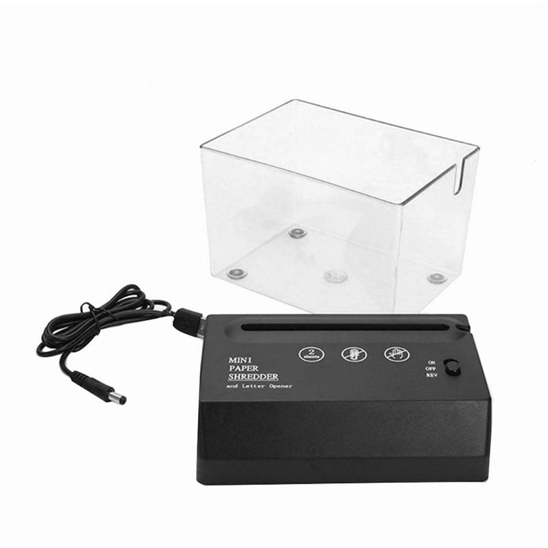 Mini USB Electric Paper Shredder for Office & Home Documents
