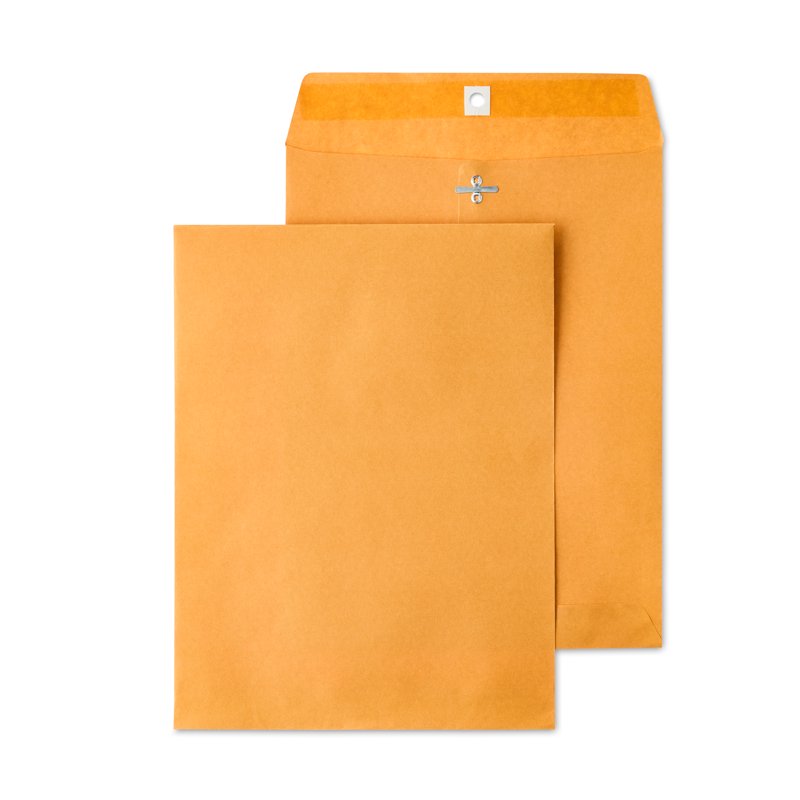 Office Envelopes 9x12 Inches Kraft Clasp Envelopes 25 Pack Document Storage