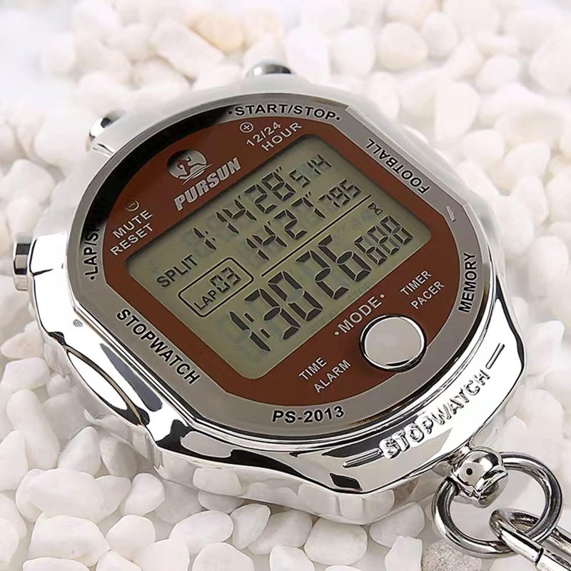 Digital Sports Stopwatch with 100 Lap Memory & 0.001s Timer