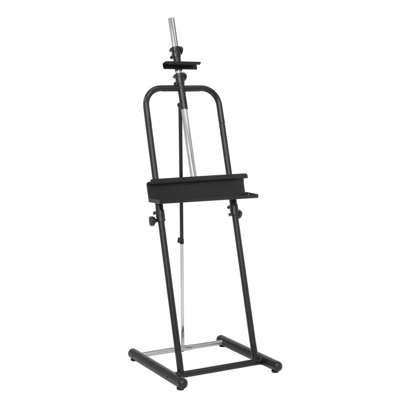 Artist Painting Easel with Adjustable Tilt and Storage Tray - Black, 87.75 Inch