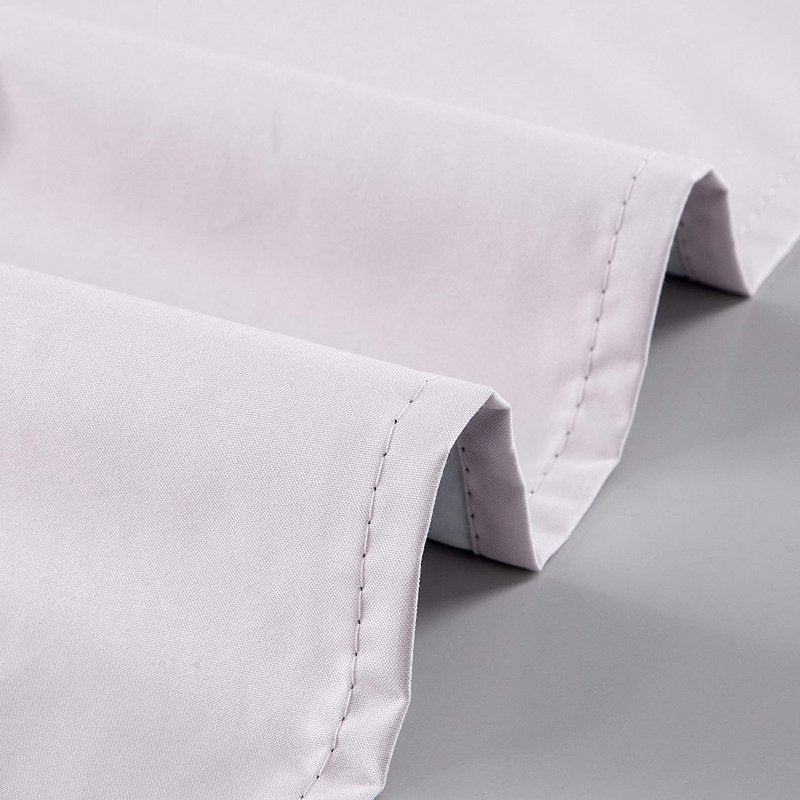 Blackout Kitchen Curtain Set with Valance and Tiers - Insulated & Noise Reducing