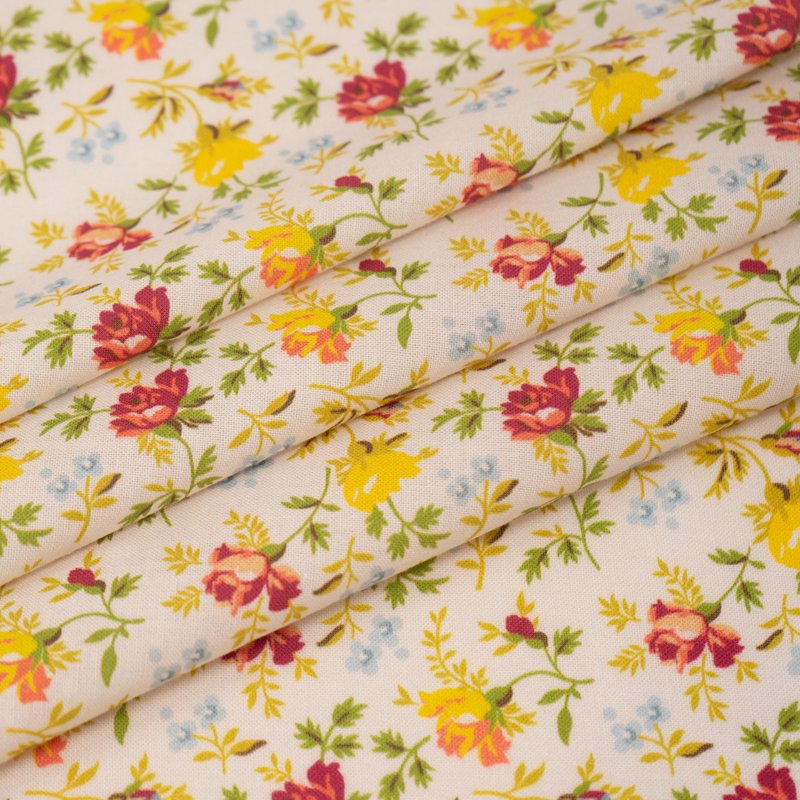 Cotton Quilt Backing Fabric - 108-Inch Wide Floral Prints by Roc-lon, Cut by Yard