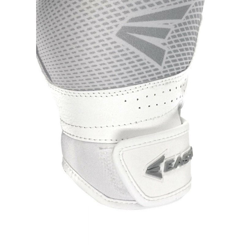 Youth Fastpitch Softball Batting Gloves - Lightweight Synthetic Palm White