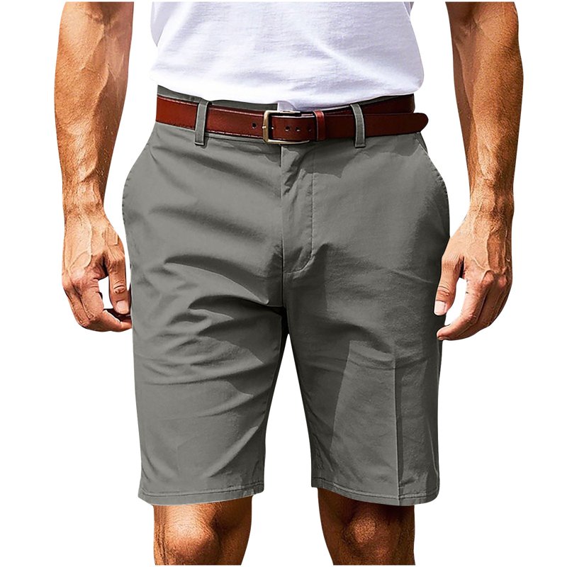 Men's Chino Shorts Summer Lightweight Casual Flat Front Dress Shorts