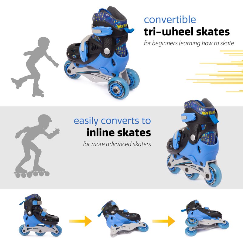 Adjustable Toddler Inline Skates for Kids - Durable & Comfortable Roller Blades