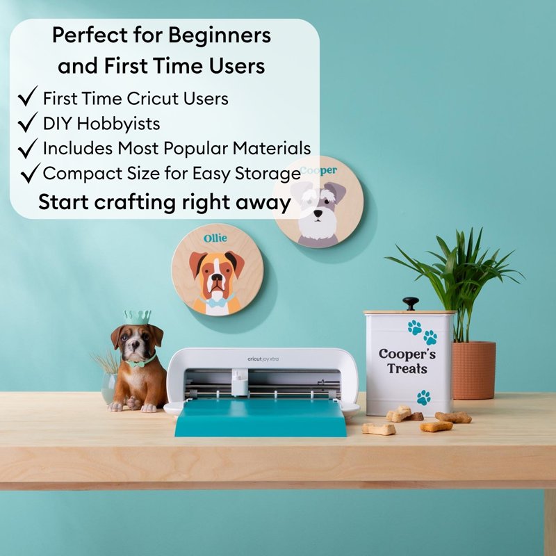 Cricut Joy Xtra Cutting Machine with Rainbow Smart Vinyl Bundle