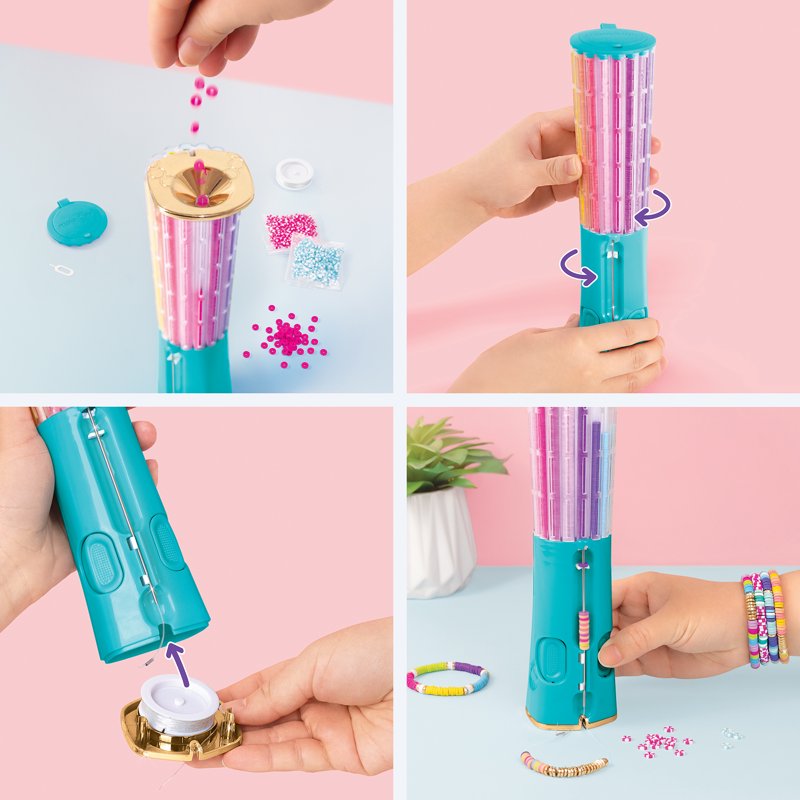 Children's Bracelet Maker Kit - Easy Bead Craft for Kids Ages 8+