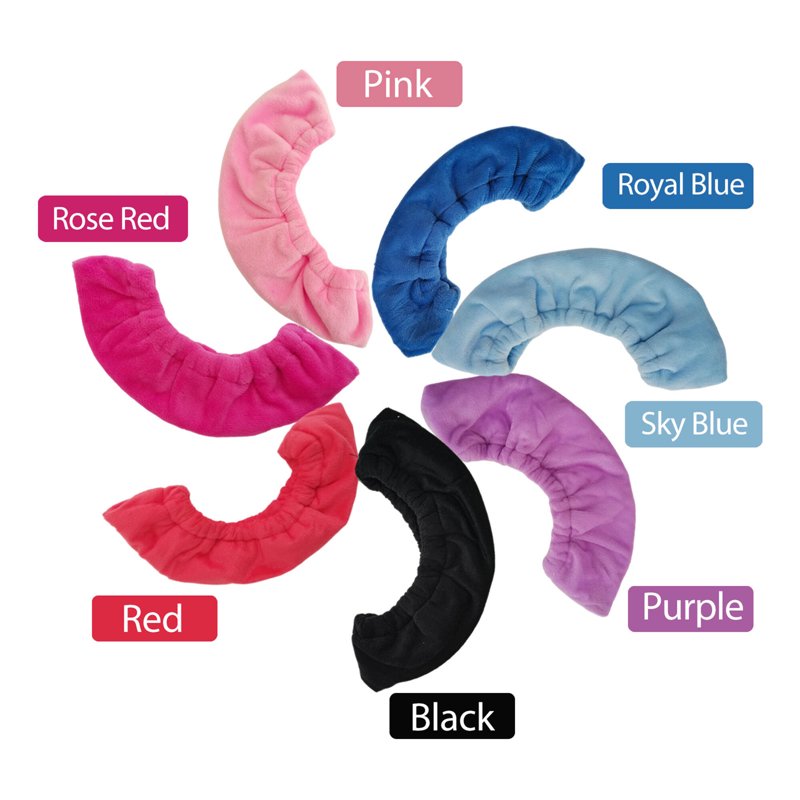 Ice Skate Blade Cover Protectors - Short Plush Material, Water Absorbent, Fits 20-31cm Blades