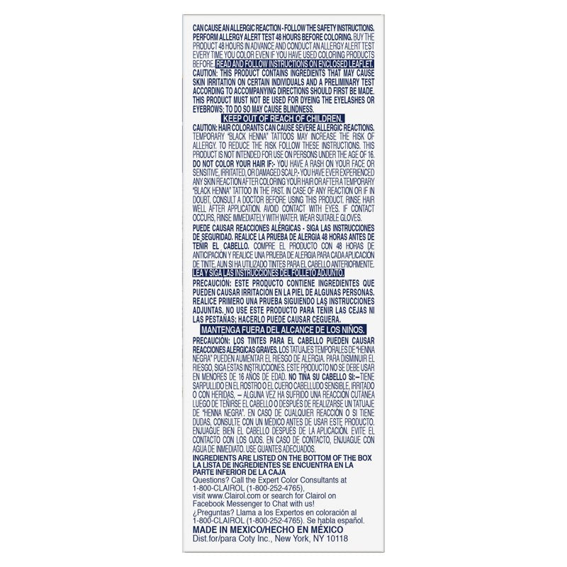 Permanent Hair Color Cream - Multiple Shades, 1 Application