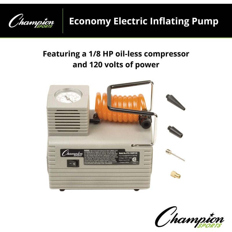 Champion Sports Economy Electric Inflating Pump EP110
