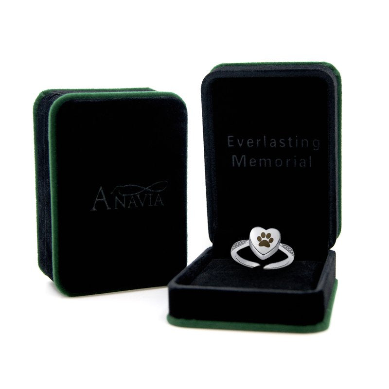 Personalized Cremation Ring for Ashes - Memorial Keepsake with Icon or Text Engraving
