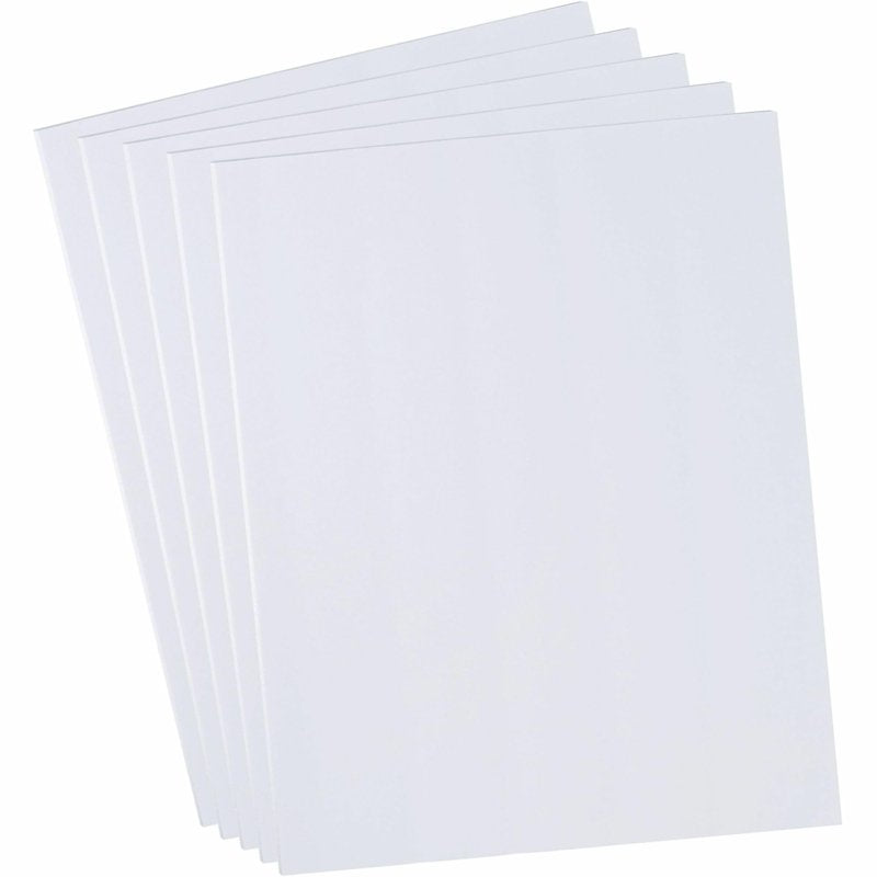 Foam Core Art Board 22x28 Inches - White, Pack of 5 for Crafts & Projects