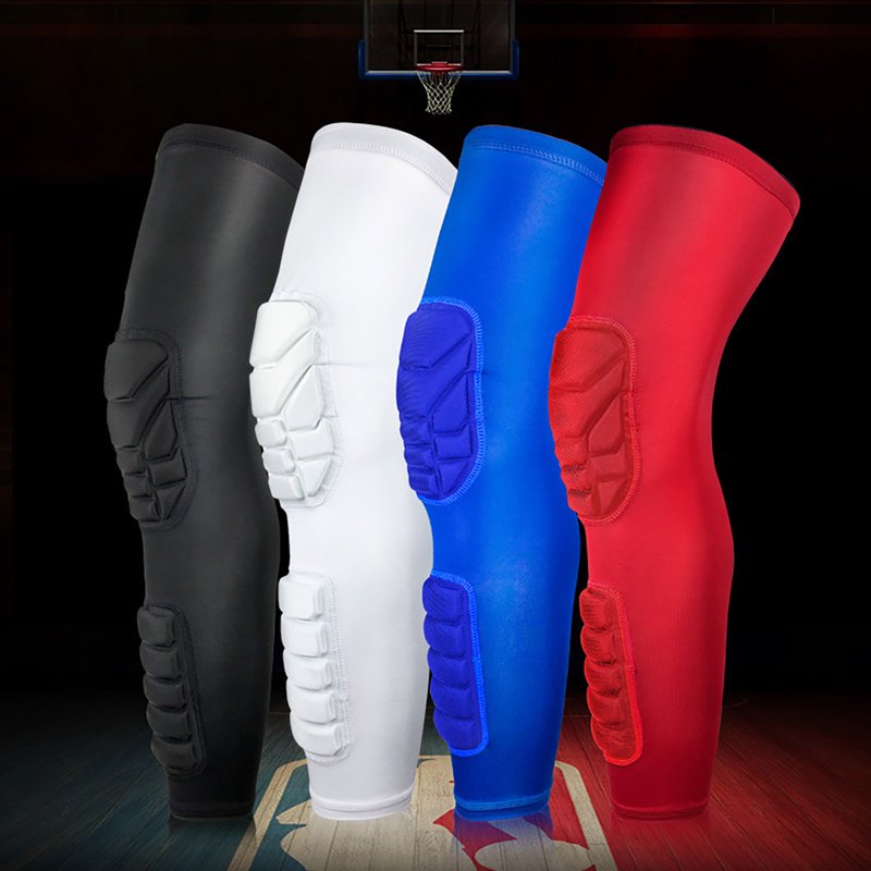 Knee Padded Compression Leg Sleeve - Support & Protection for Sports