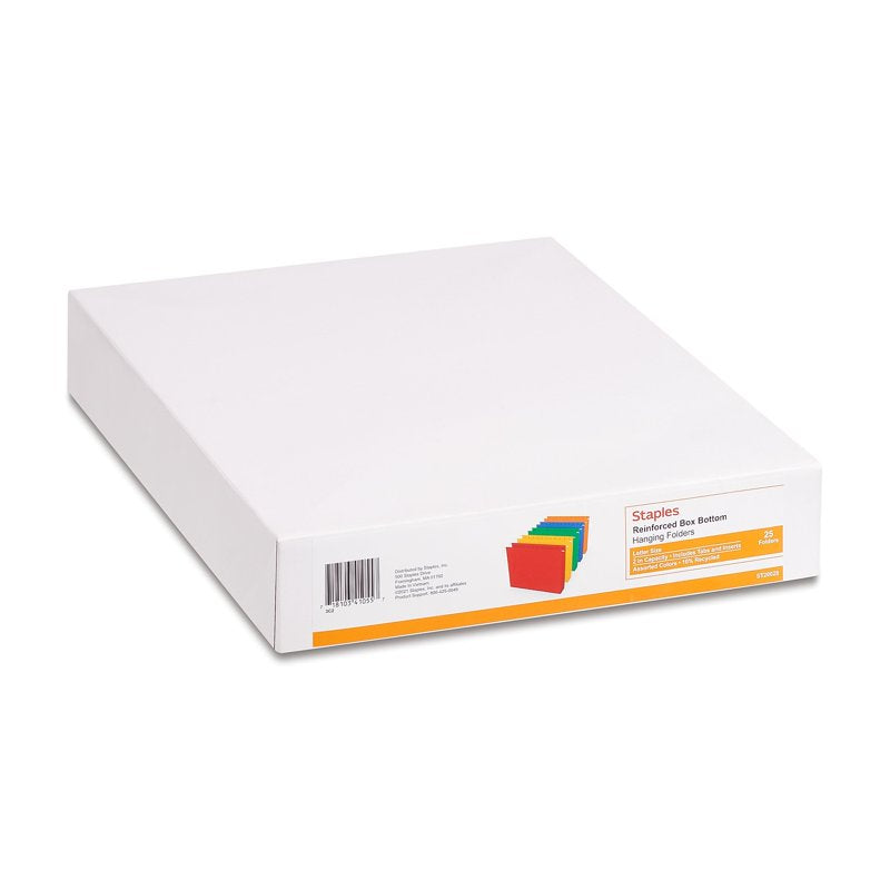 Reinforced Box Bottom Hanging File Folders 2 Inch Expansion Letter Size 50 Pack