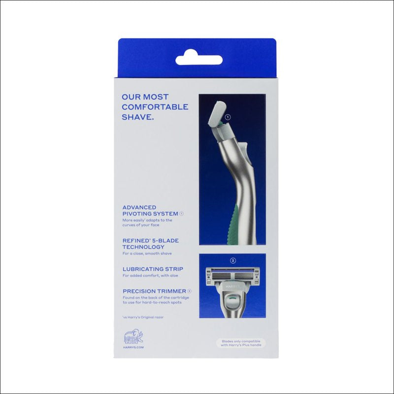 Men's Shaving Razor with 5 Blade Refills & Precision Trimmer