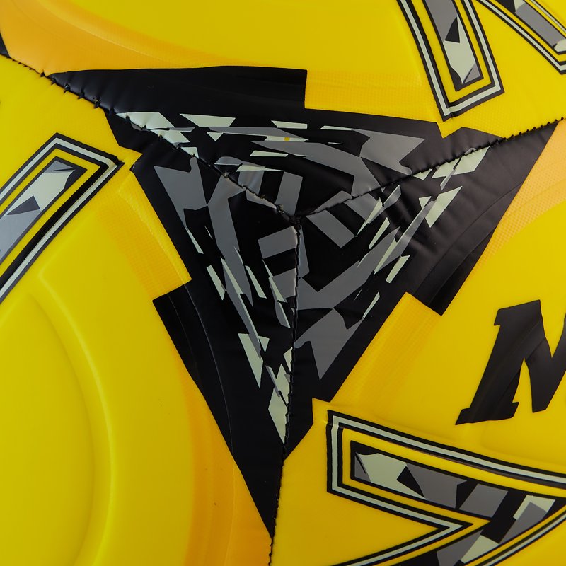 Mitre Impel Futsal Training Soccer Ball - 6-Panel Durable Soft-Touch, Yellow/Black (Size 4)