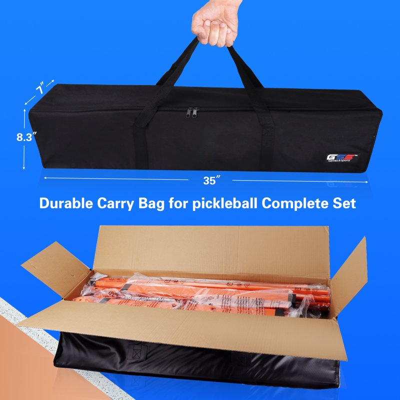 Complete Pickleball Set with Net Paddles and Balls - Outdoor Recreation