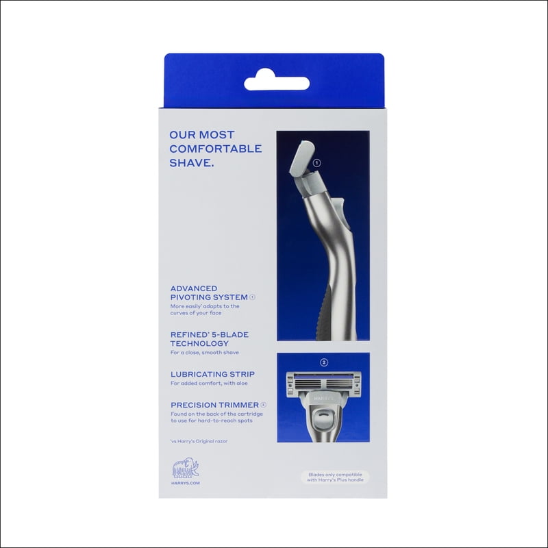 Men's Shaving Razor with 2 Blade Refills - Close, Comfortable Shave