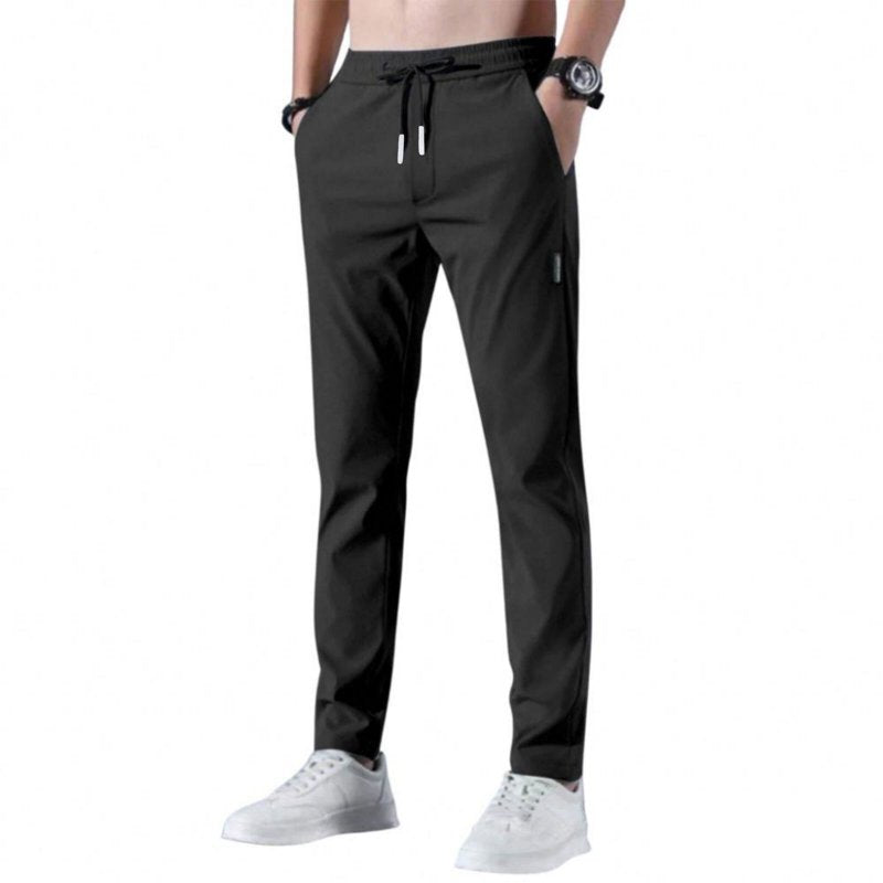 Men's Quick Dry Breathable Golf Pants with Stretch Waist and Pockets