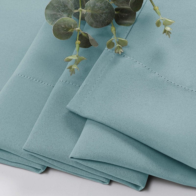 Blackout Curtains for Small Windows - Thermal Insulated Room Darkening 2-Pack