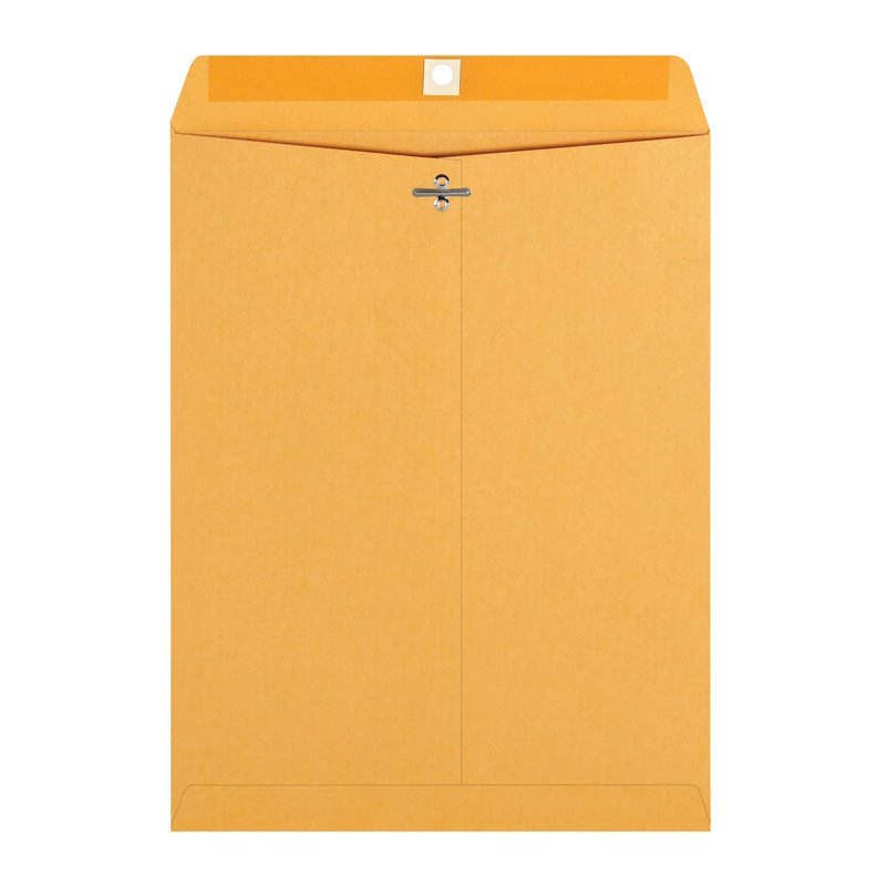 Clasp Envelopes 9.5 x 12.5 Inches Brown Box of 100 Office Depot
