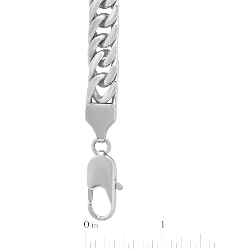 Men's Stainless Steel 22-Inch Curb Chain Necklace - Durable & Tarnish-Resistant