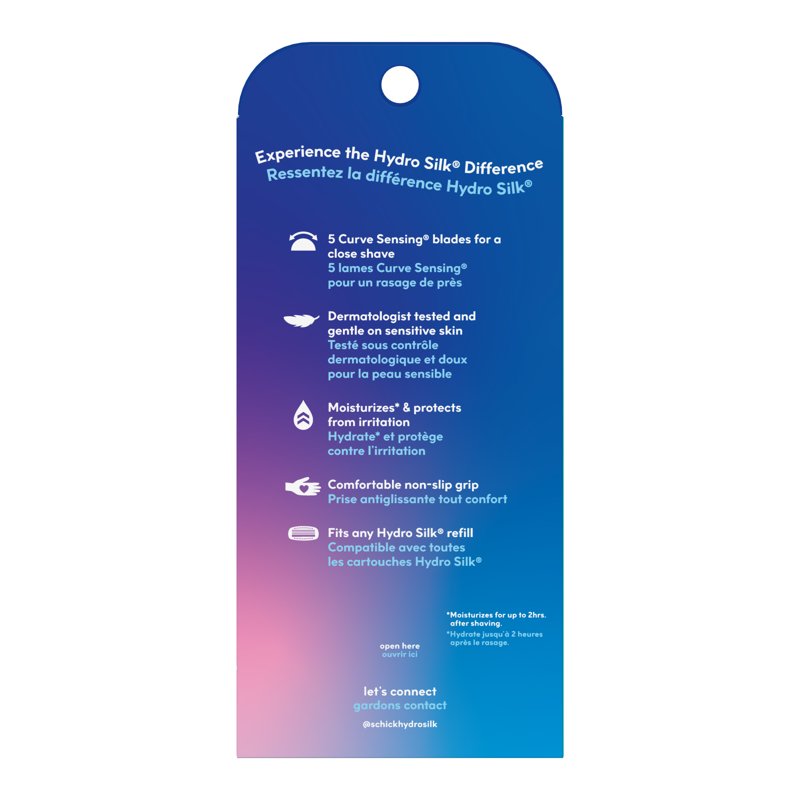 Women's Sensitive Razor with 5 Blades & Refill Pack — Hypoallergenic & Hydrating