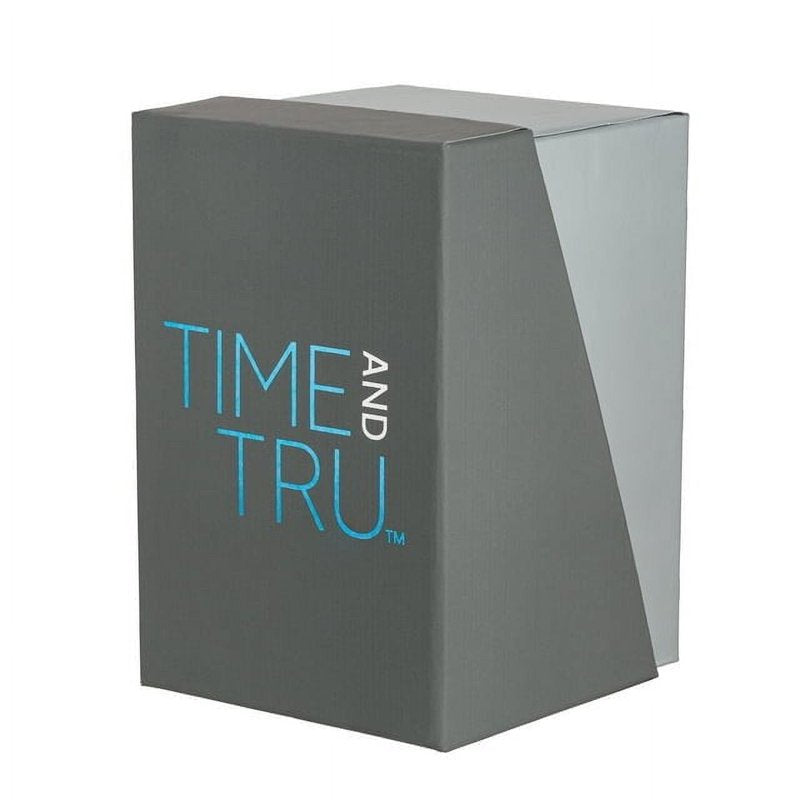 Women's Casual Watch with Blue Silicone Strap and White Dial - Water Resistant