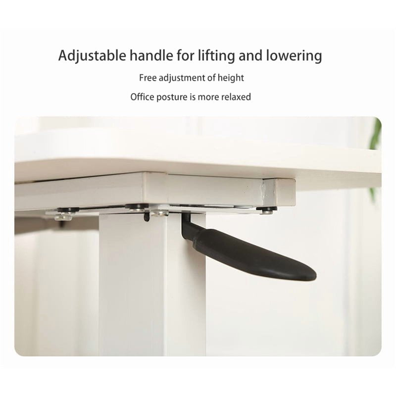 Overbed Table, Height Adjustable with Tilting Laptop Stand, White – Mobile Desk for Bed, Sofa & Dining (Variation: White)
