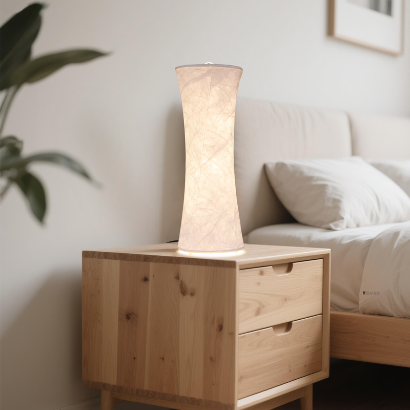 Dimmable Table Lamp Set of 2 with 10 Brightness Levels & 3 Color Temperatures, Small Reading Night Light with Fabric Shade