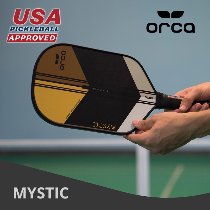 ORCA Mystic Carbon Fiber Pickleball Paddle – Balanced Edition