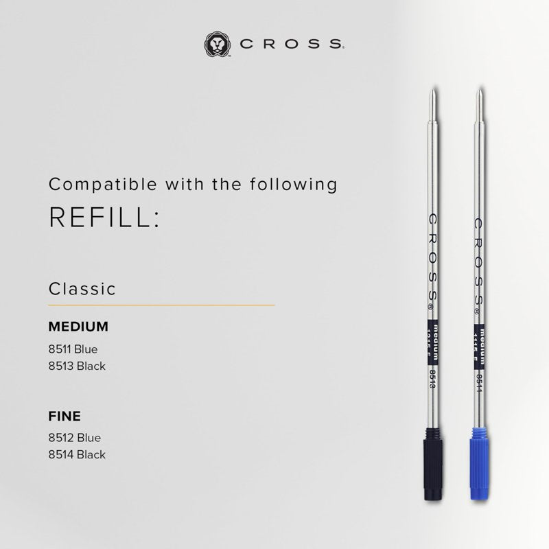 Cross ATX Pure Chrome Ballpoint Pen - Variation of THIS listing