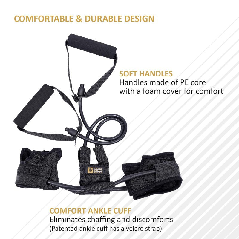 Heavy Resistance Total Body Band Set for Full-Body Workout & Strength Training