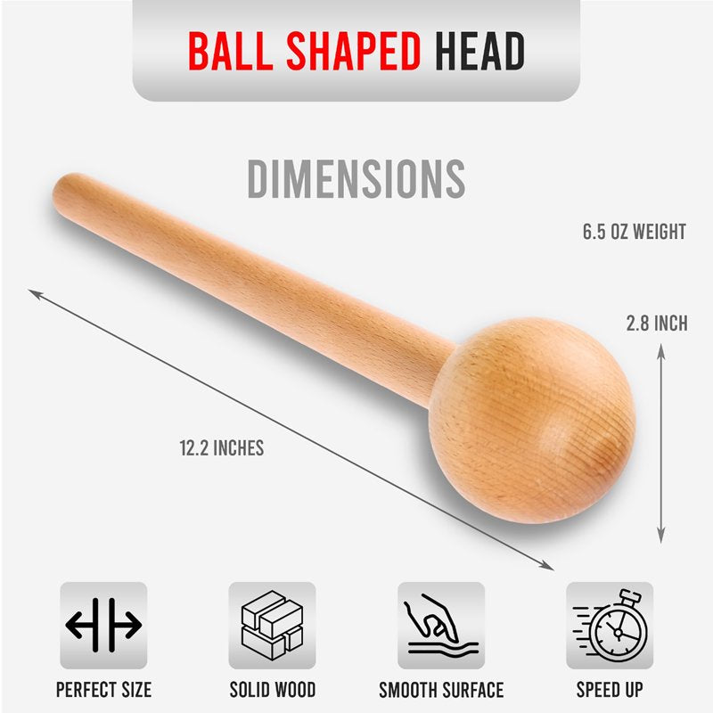 Baseball & Softball Glove Mallet - Leather Shaping & Softening Tool