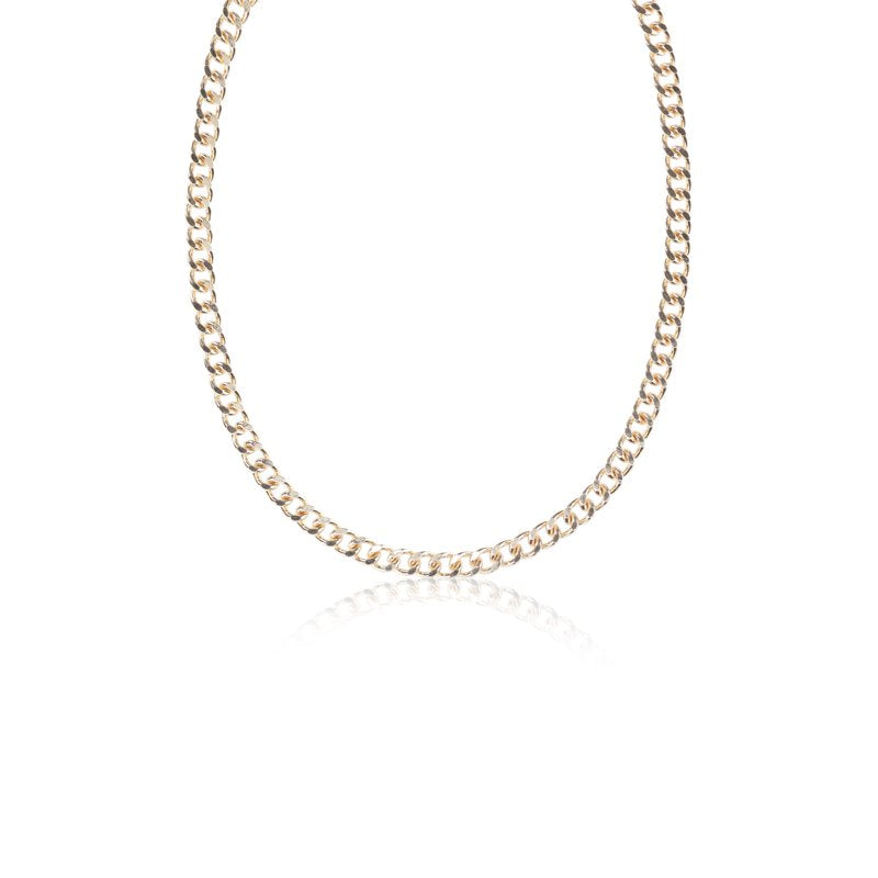 Women's Fashion Chain Necklace Set - 3 Piece Two-Tone Mixed Metal