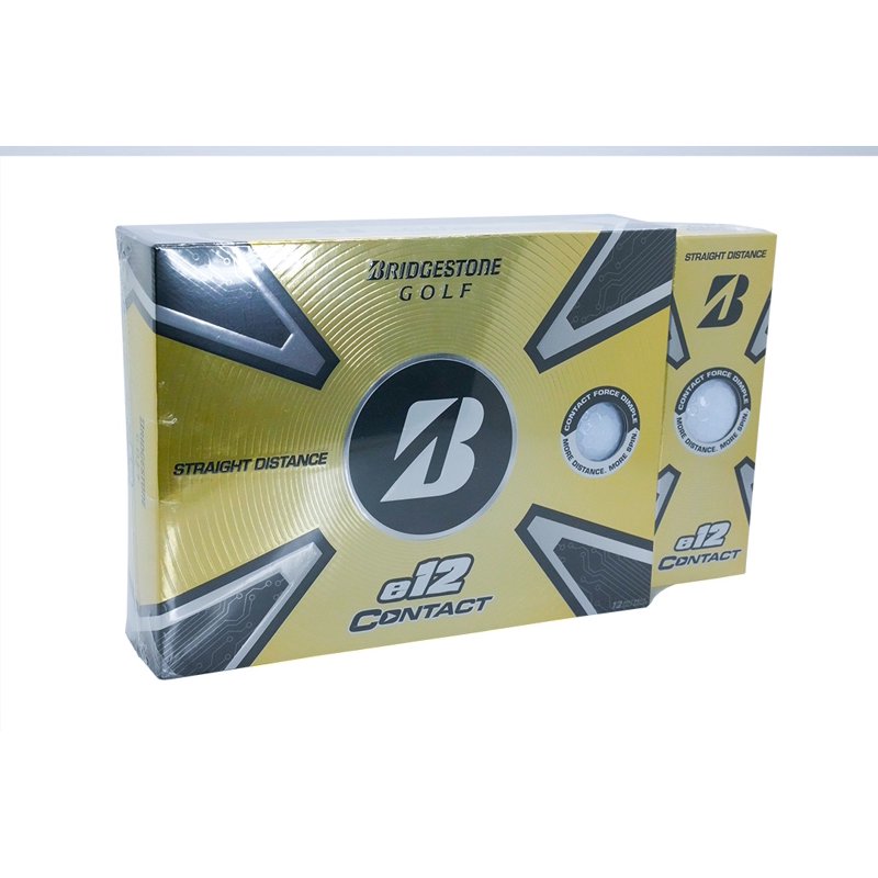 Bridgestone E12 Contact Golf Balls Bonus Pack - Long Distance & Reduced Spin