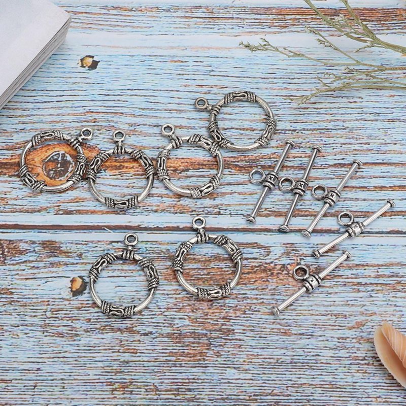 Vintage Toggle Clasp Jewelry Making Supplies 20PCS Alloy Fashion Jewelry Findings